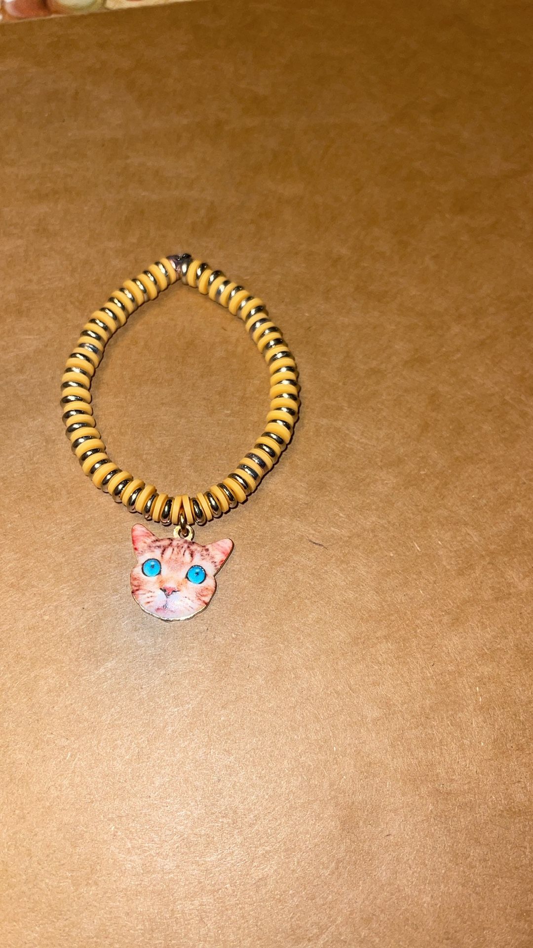 Cat Beaded Bracelet 