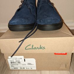 Clarks Arrington Vibe Navy Shoes New 10.5M