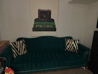 Couch and armchairs with end tables and coffee table set of 6 pieces