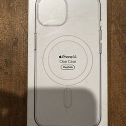 Apple Brand NEW iPhone 14 Silicone Case - Clear With MagSafe