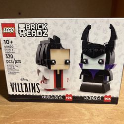 Lego Cruella And Maleficent Brick Headz