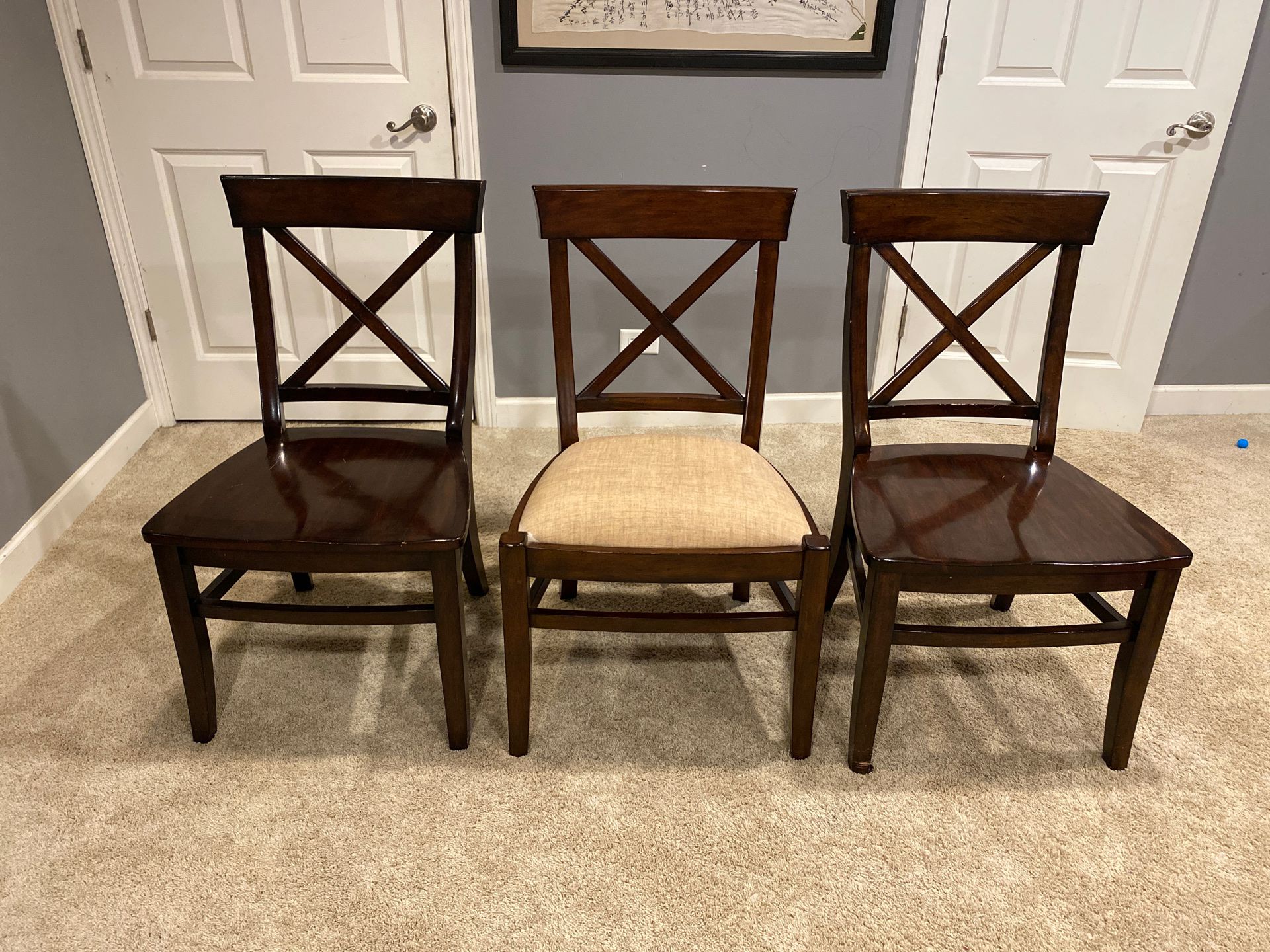 Pottery Barn Aaron Dining Chairs- set of 3