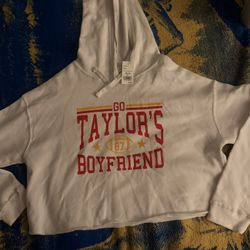 Taylor swift Chiefs cropped hoodie 