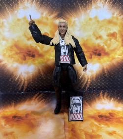 WWE Custom Charlotte Flair Elite Mattel  Wrestling Action Figure Rick Flair