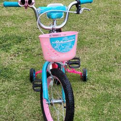 Schwinn Koen & Elm BMX Style Toddler and Kids Bike, For Girls, 16-Inch Wheels, Training Wheels Included, Basket, Ages 2-9 