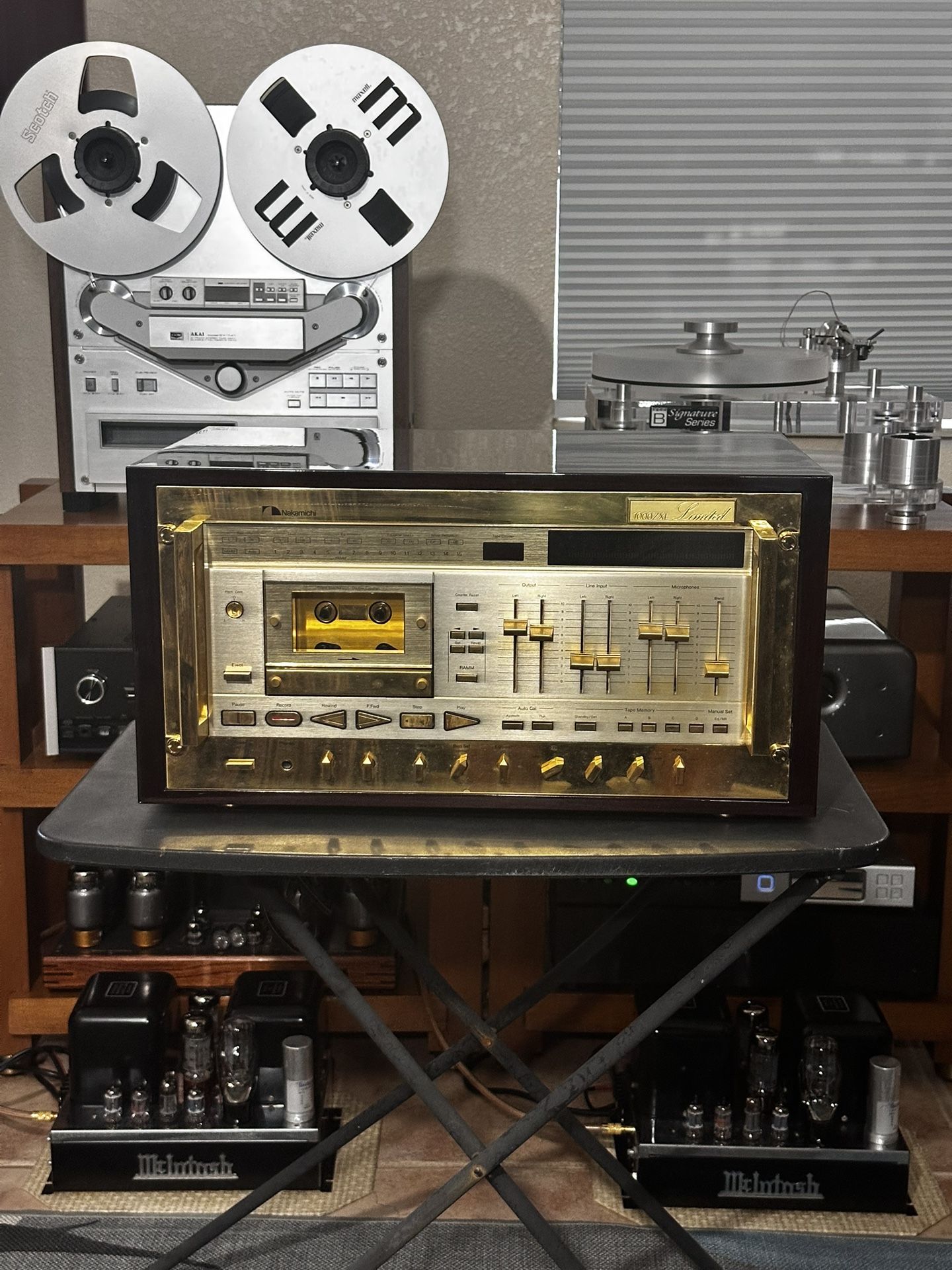 Nakamichi ZXL 1000 Cassette Deck Gold Plated RARE 