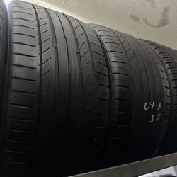 PAIR OF TIRE 245 35 18 CONTINENTAL 85% LIFE