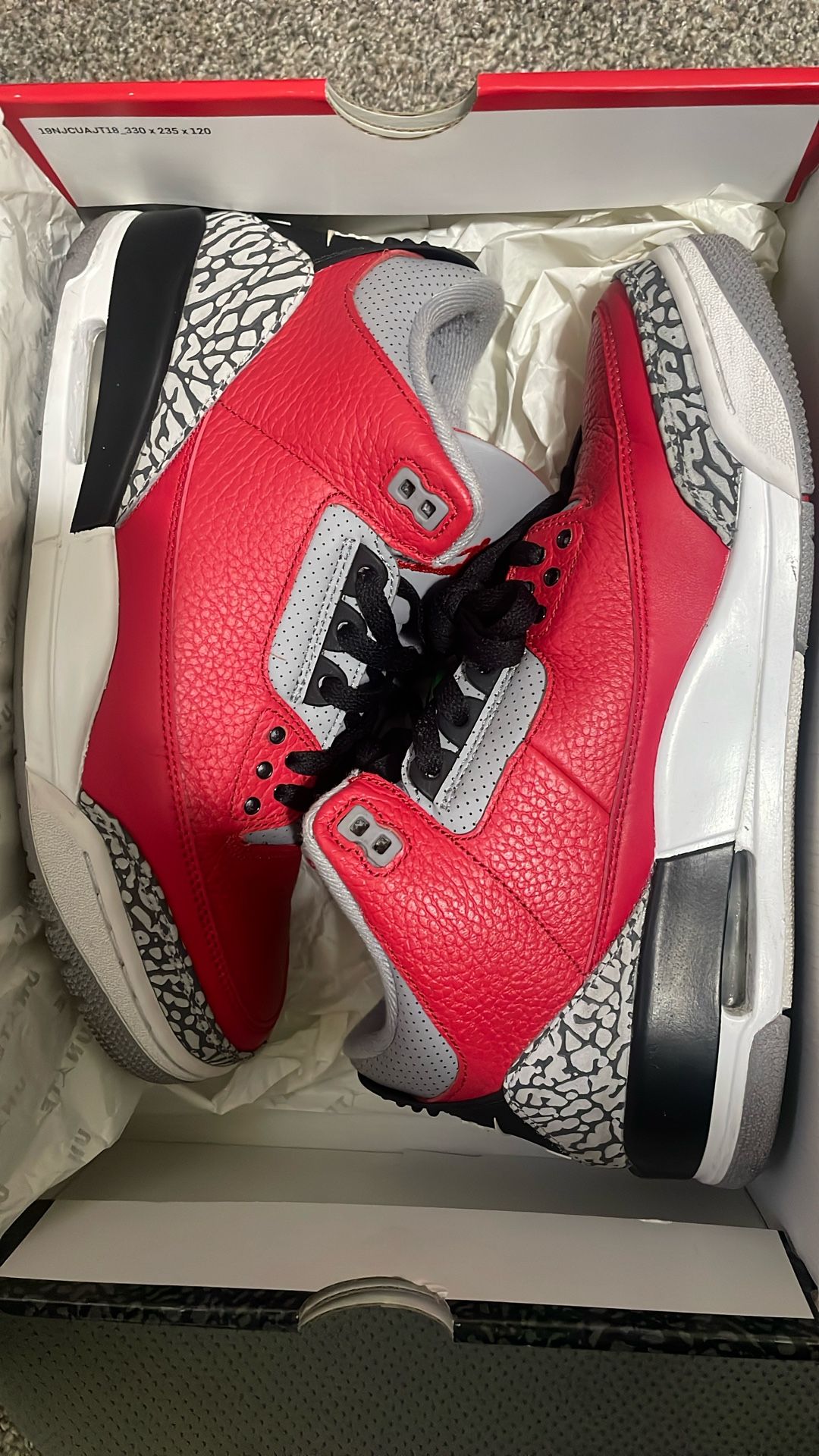 Air Jordan 3 Unite Chi Exclusive Sz 9 