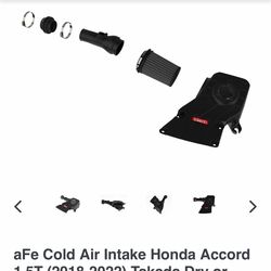 Takeda Cold Air Intake for Honda Accord 1.5T w/ dry Air Filter
