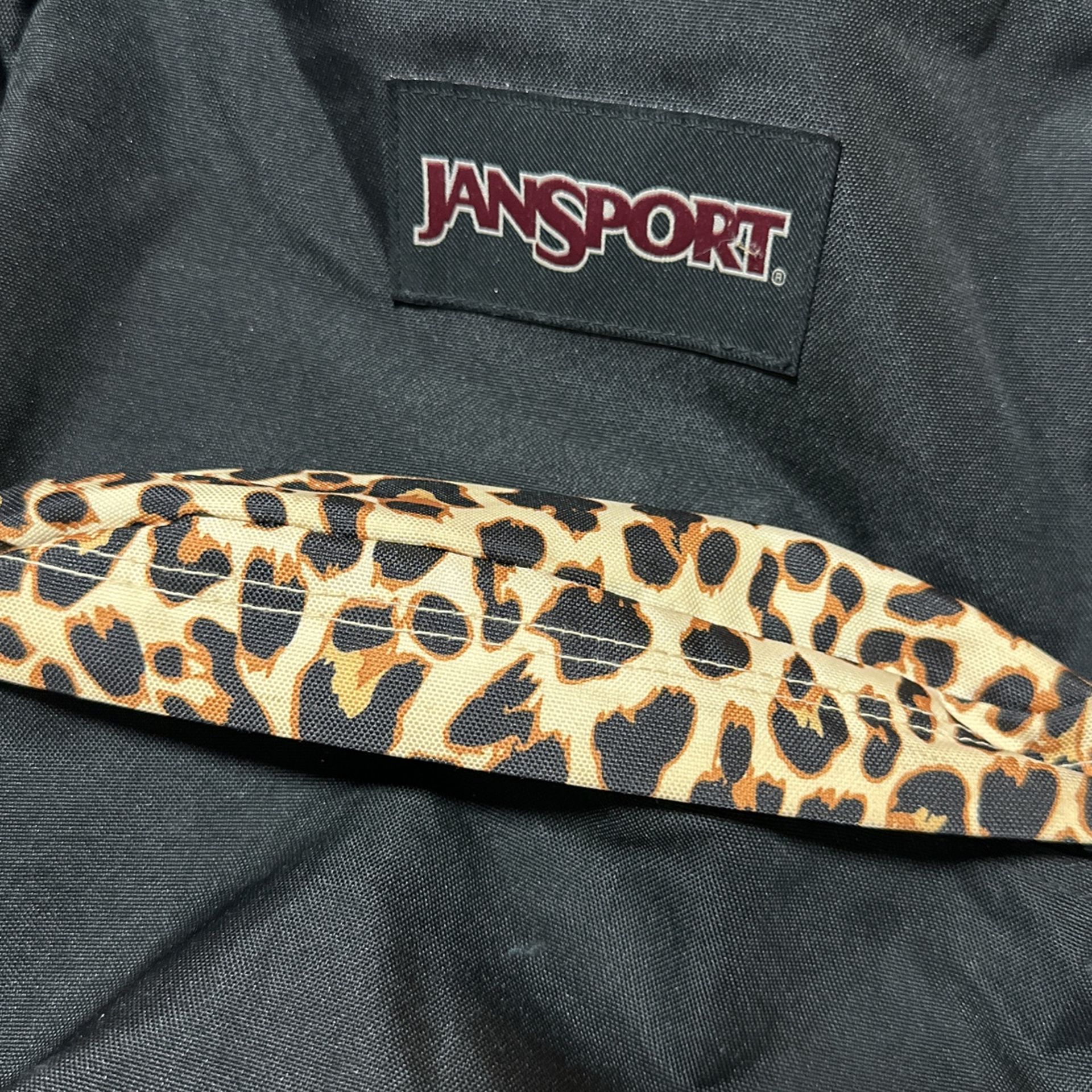 animal print jansport backpack Leopard Rose Half Pint FX Mini through keep it moving . Black With Some Leopard Print