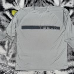 Rare Official Tesla Employee / Promo Hockey Jersey Style Shirt Sz Xl