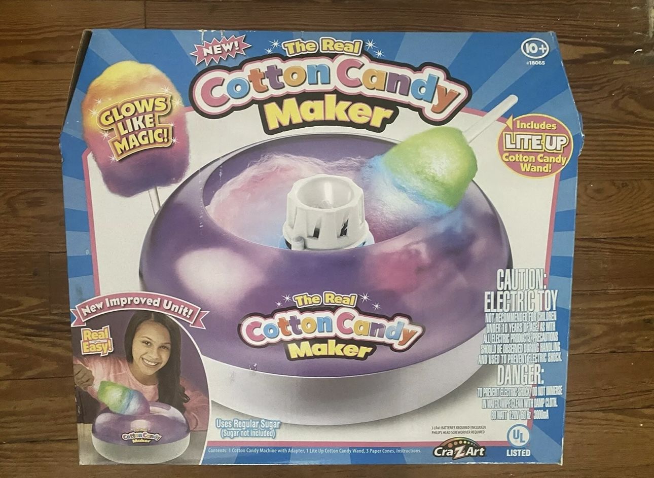 Real Cotton Candy Maker Play Cooking & Baking Toys by Cra-Z-Art