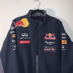 Red Bull Formula 1 Racing Zip Up Biker Motorcycle Zip Up Jacket Pepe Jeans London Pirelli Biker