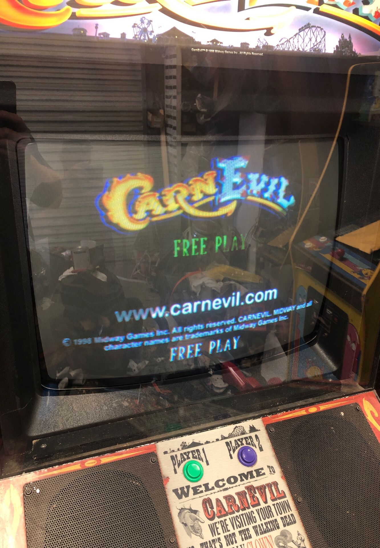 Midway CarnEvil arcade gun game for Sale in Lodi, CA OfferUp