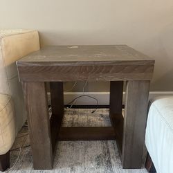 All Wood Side Table