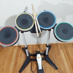 Harmonix Playstation PS3 Rock Band 2 Wireless Drum Set