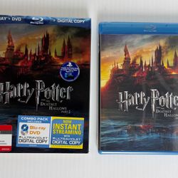 HARRY POTTER AND THE DEATHLY HALLOWS PART 2 Blu Ray DVD Digital DISC SET SEALED