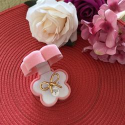 New | Indian Anti-tarnish Gold Bow Ring 