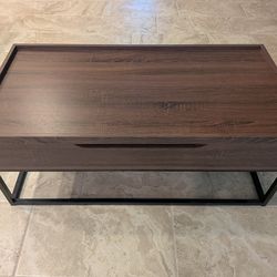 Coffee Table with Storage & Expandable Top