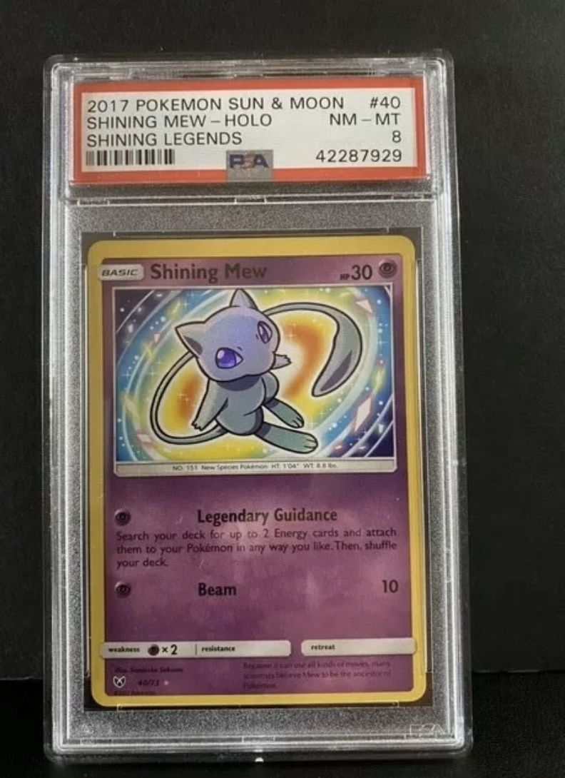 Pokémon card - Shining Mew PSA 8