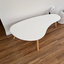 White coffee table