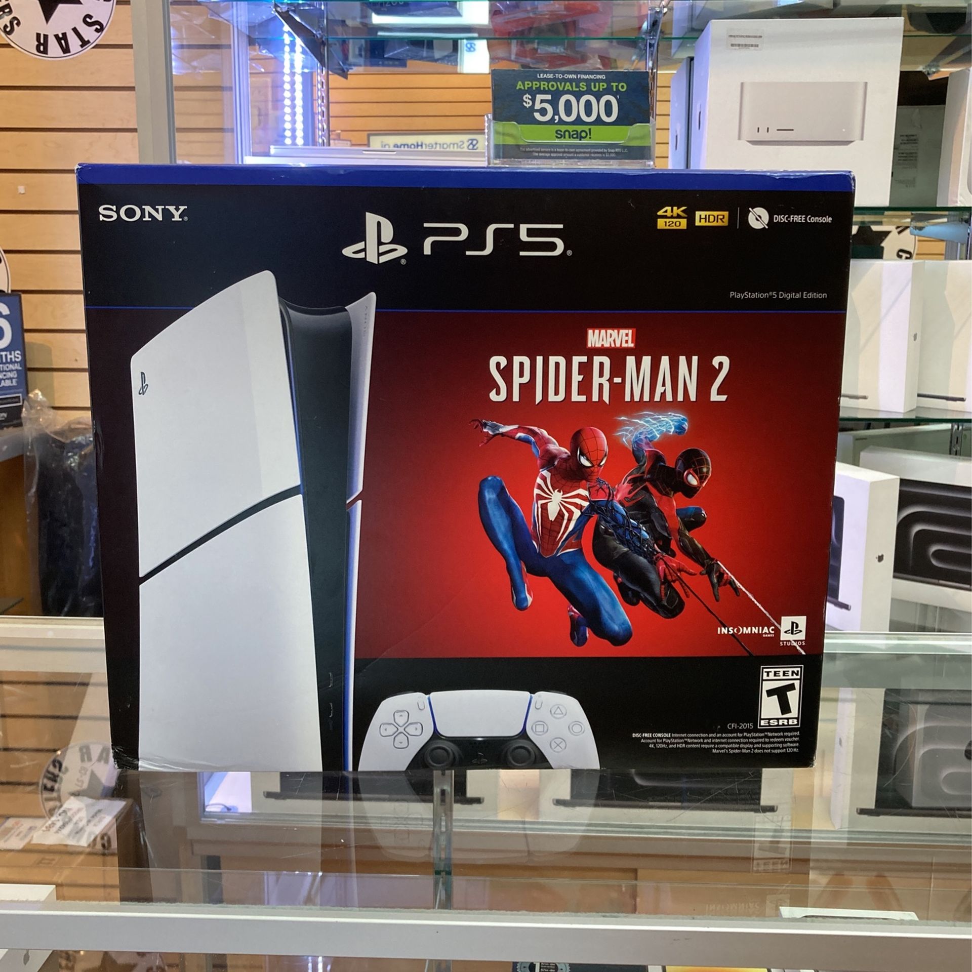 PlayStation PS5 With Spider Man 2