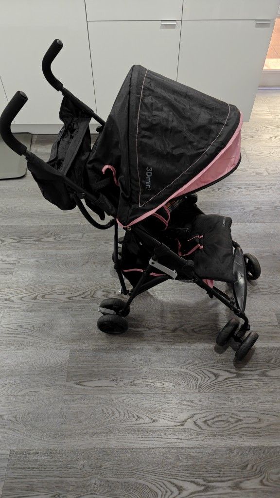 Umbrella Convenience Stroller, Jet Black – Lightweight Stroller with Aluminum Frame