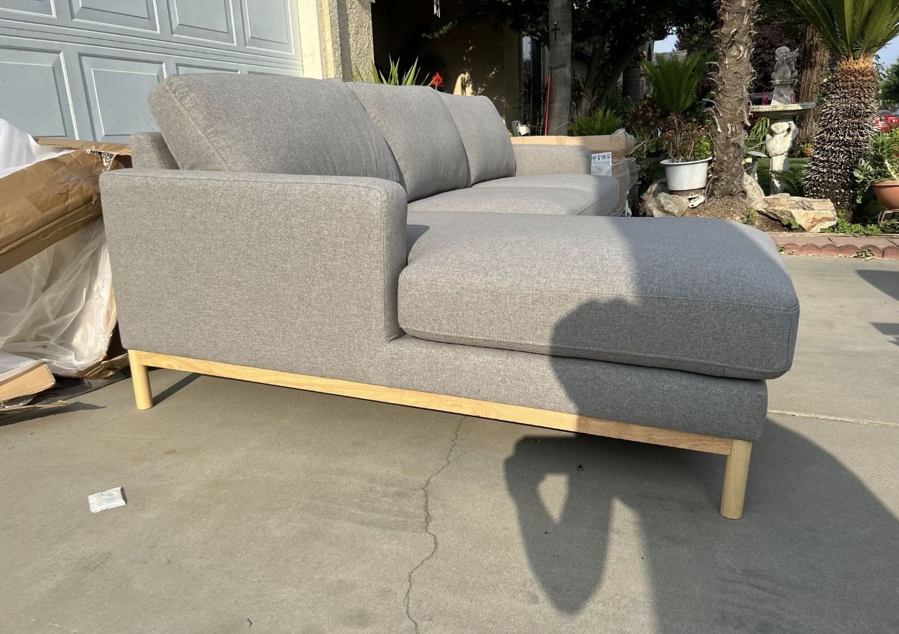 Brand New. Large Sectional Sofa. Mid Century Design $799