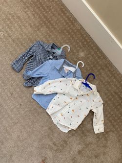 Boys dress Shirts 12-18 mos