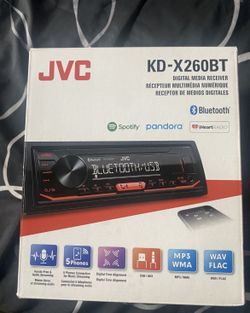 JVC KD-X260BT Bluetooth Car Radio