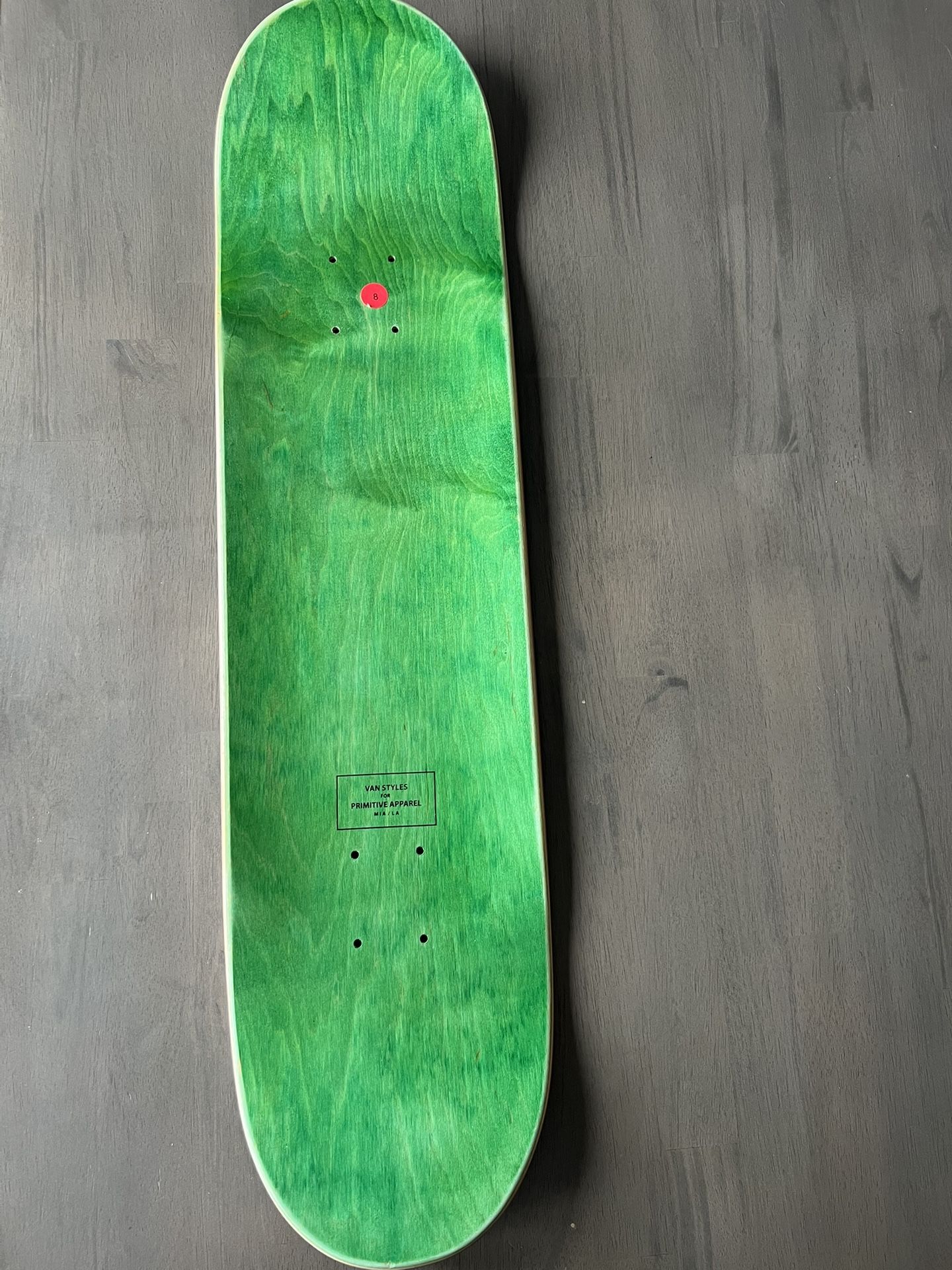 Van Styles For Primitive Apparel MIA/LA Skateboard Deck 8”