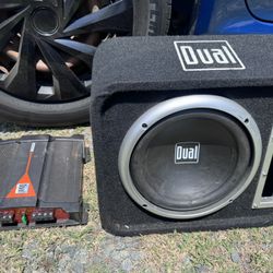 Amp & Subwoofer Combo