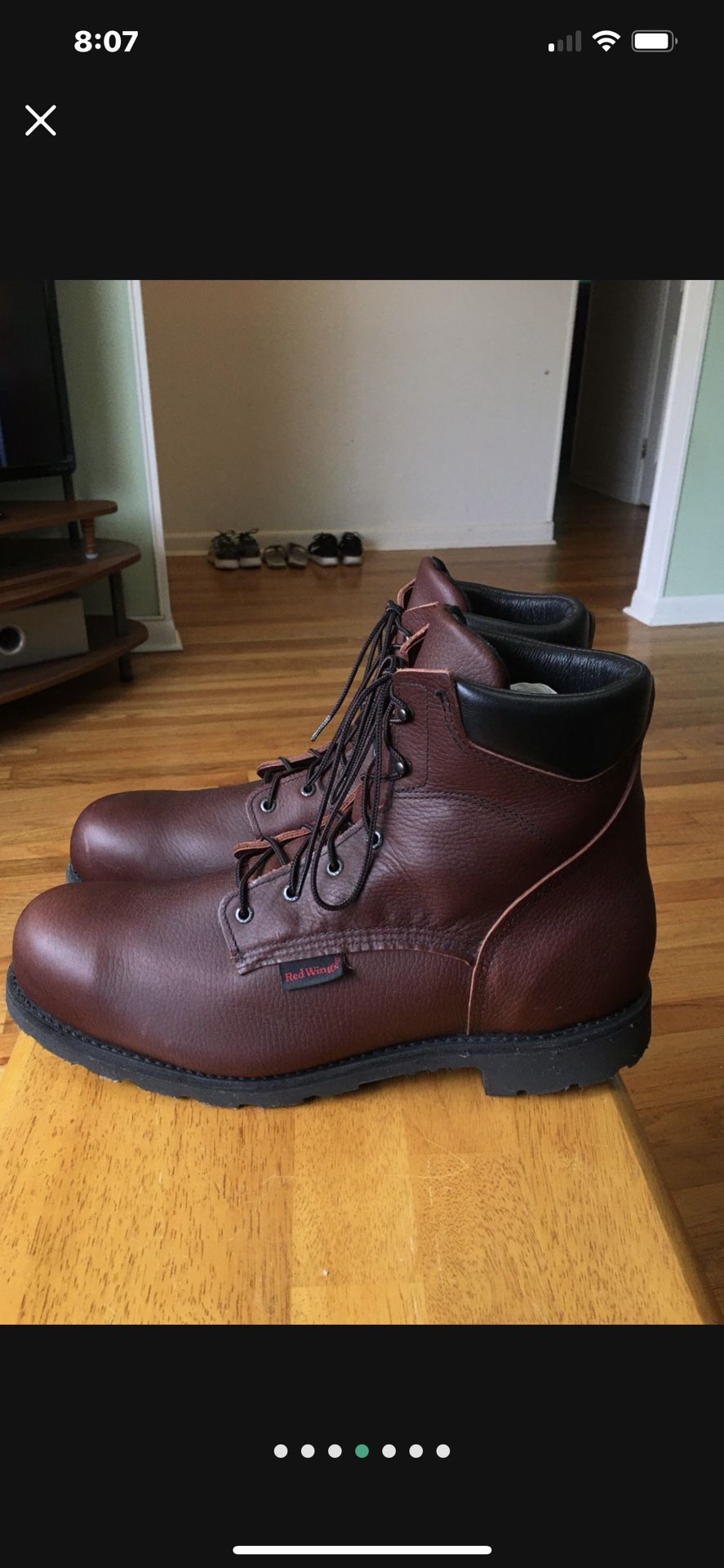 NEW RED WING STEEL TOE WORK BOOTS SIZE 16 Men