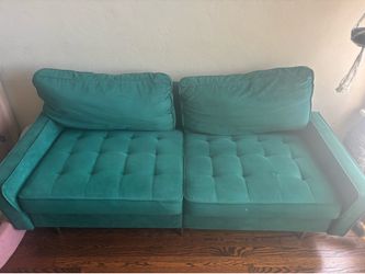 Green couch