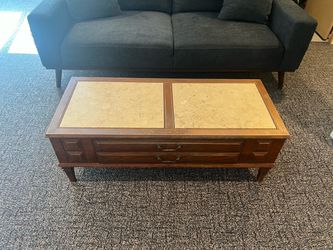 1960s Arvin Stereo & Record Player  console coffee table