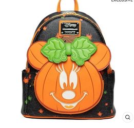 Disney Loungefly Glow in the Dark Minnie Pumpkin