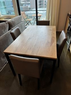 West Elm Kitchen Table and 4 Chairs
