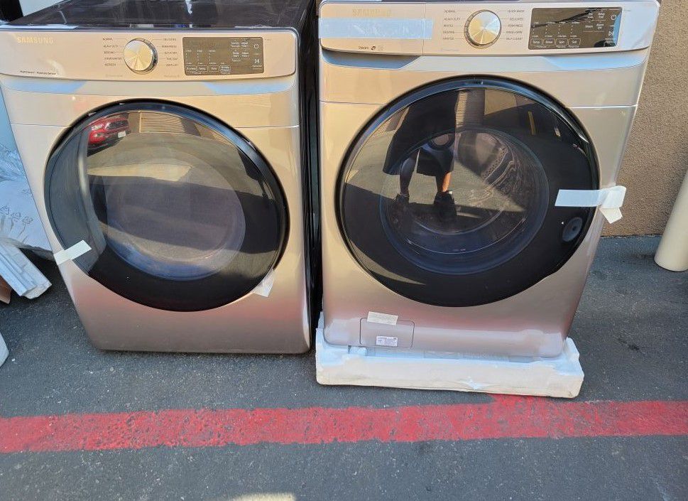 New Samsung front load washer and  dryer