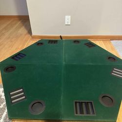 6 players folding poker table