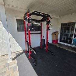 Vesta Pro Series 2in1 Squat Rack | Functional Trainer | 400lb Weight Stack | Commercial Grade | Gym Equipment | FREE DELIVERY🚚 🔴