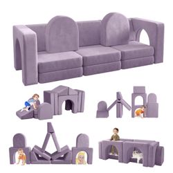13 Pcs Toddler Sofa for Kids, Brand new and unused. I opened the package because I wasn’t sure what the inside looks like, so I’m selling it at a low
