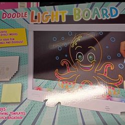 Kids doodle light board