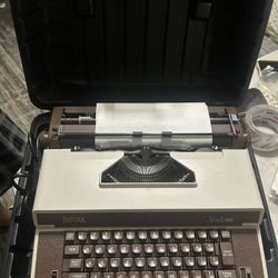 Vintage Royal Academy Typewriter with original case