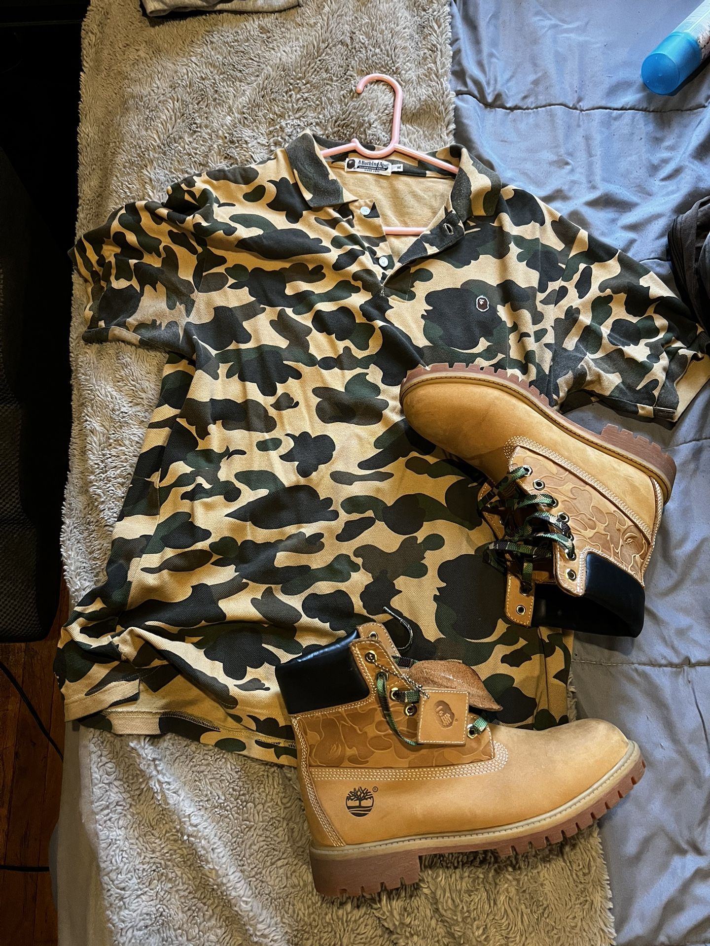 Vintage Bape Polo Shirt