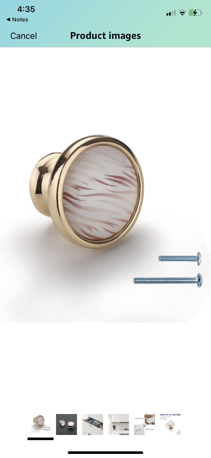 25 Pack Kitchen Cabinet Knob Gold with Glass Inlay Round Dresser Knobs Drawer Knobs