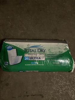 Total Dry Booster Pads 20 count