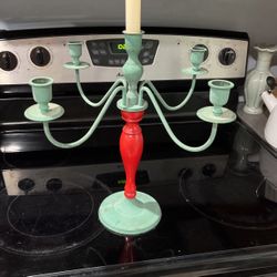 LARGE impressiv Swedish vintage 1980s darkred wood dark emerald green/ bronze brass...