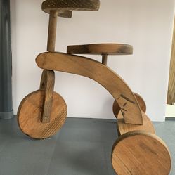 Wood Bicycle Display