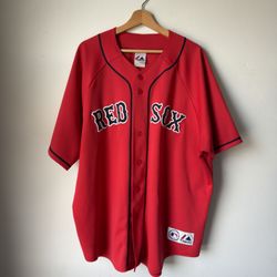 Boston Red Sox Red Jersey Size XXL