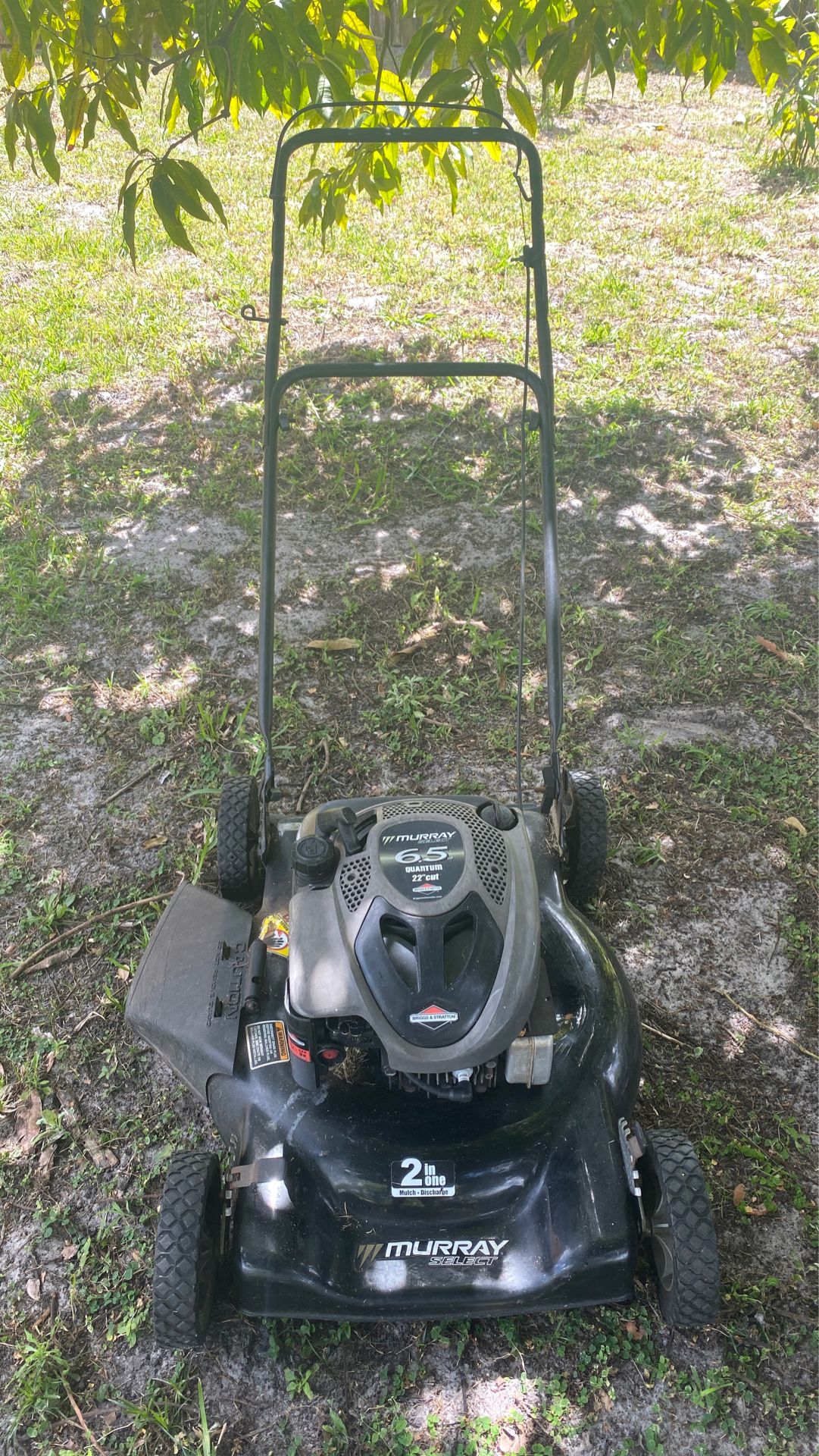 Murray select 6.5 quantum 22” cut mulch discharge